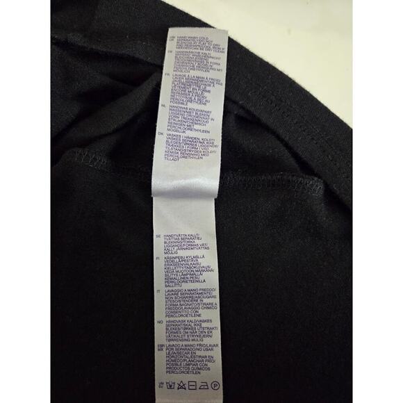 NYDJ Black V-neck Tunic‎ Top Women's Size Small Modal Elastane - Picture 4 of 5